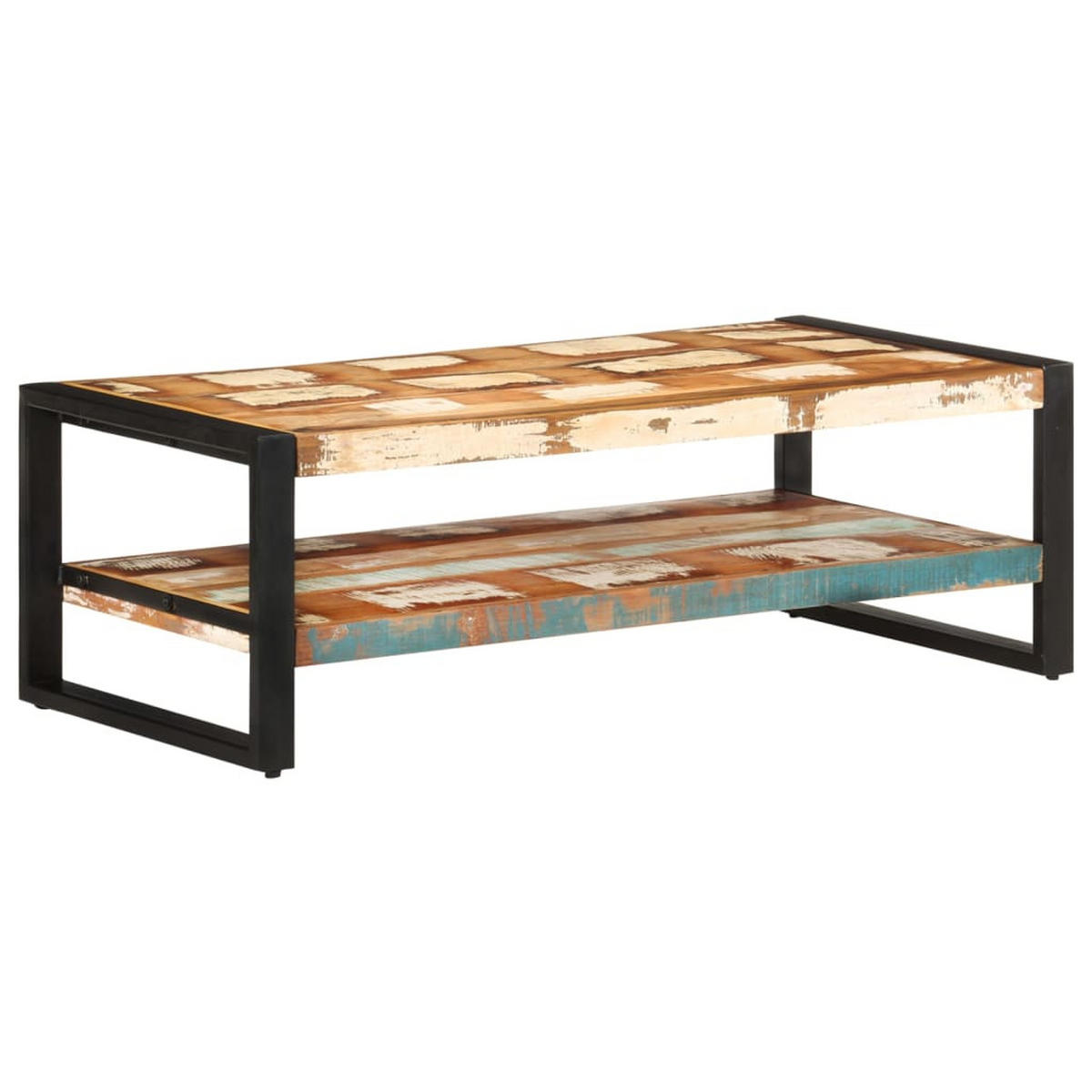 COUCHTISCH 120/60/40 Cm Altholz Massiv - Braun, Holzwerkstoff (120/60/40cm) - vidaXL