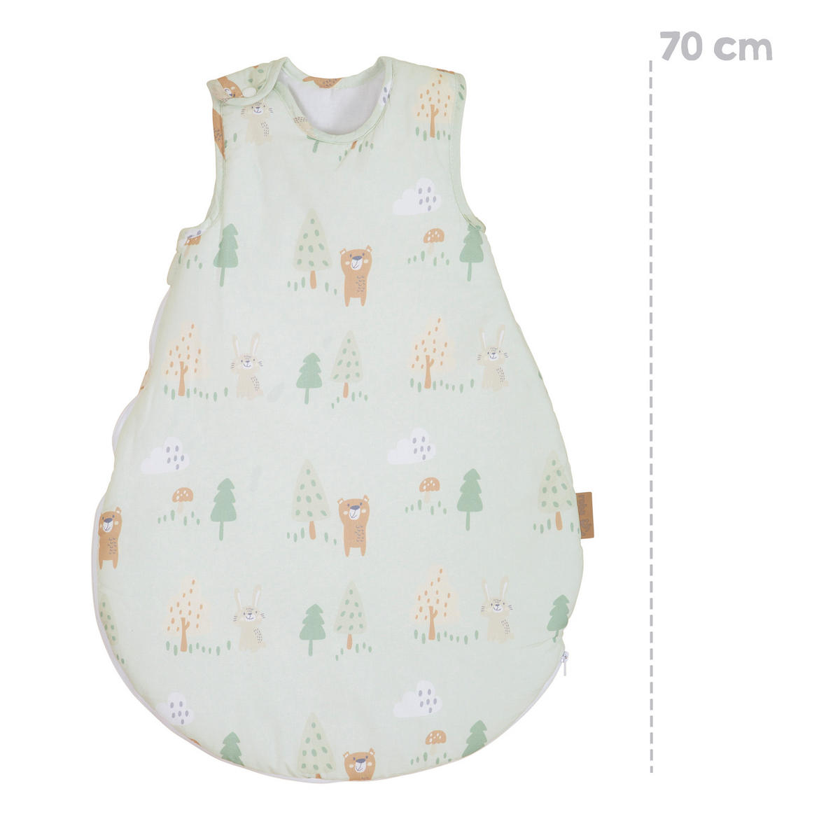 SCHLAFSACK - Woodland Buddies - Länge 70 cm - Grün, Textil (45/70cm) - Roba