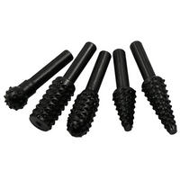 BOHRER – ein Set mit fünf Bohrern – schwarz - Schwarz, Metall (0.63/0.63/5.5cm) - DCA