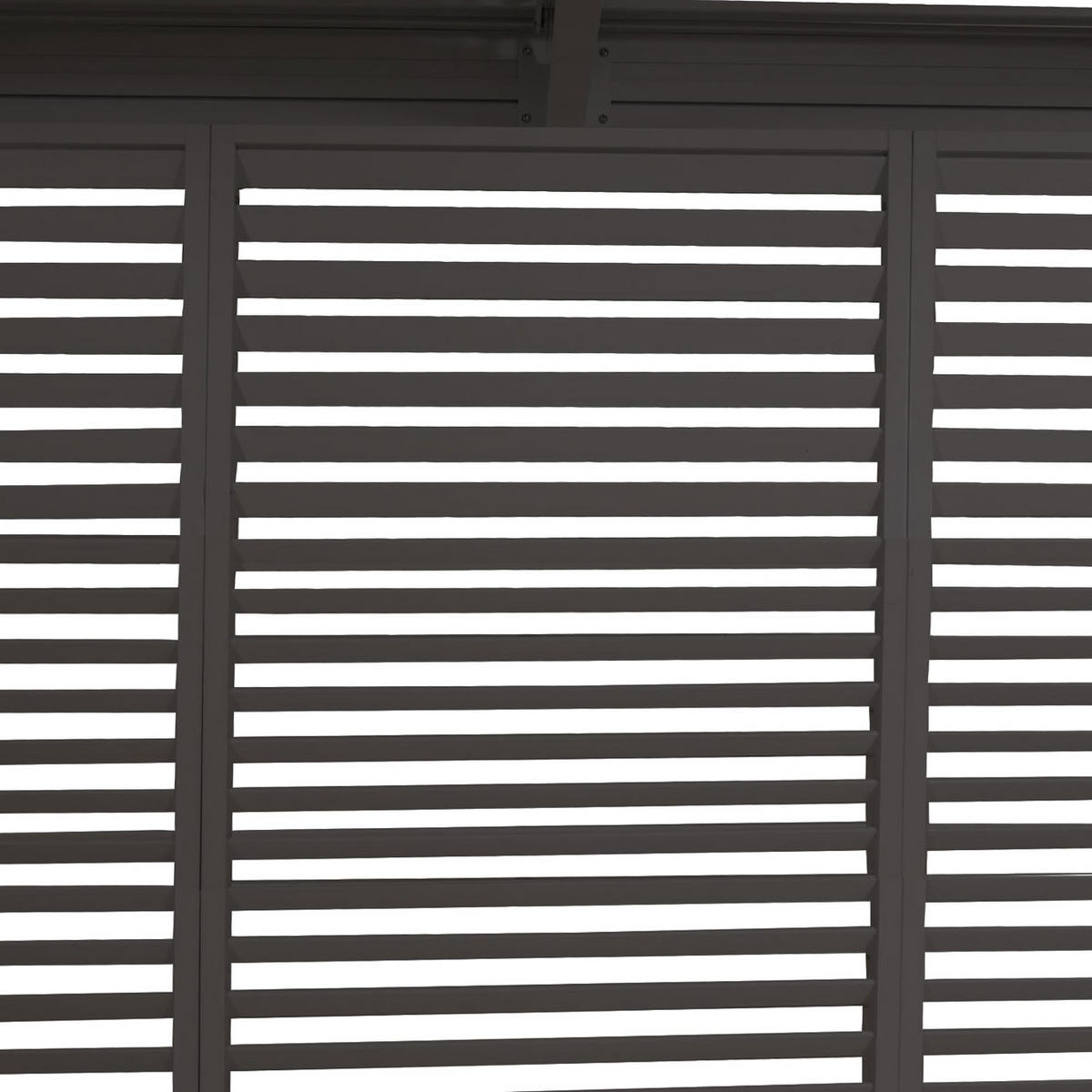 PANEELE FÜR PERGOLA Anthrazit 4er-Set-Set - Anthrazit, Metall (369/204/4cm) - MCW