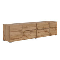 TV STOLÍK Maxis Drevo - hnedá, kompozitné drevo (195/48/40cm) - Petits-meubles