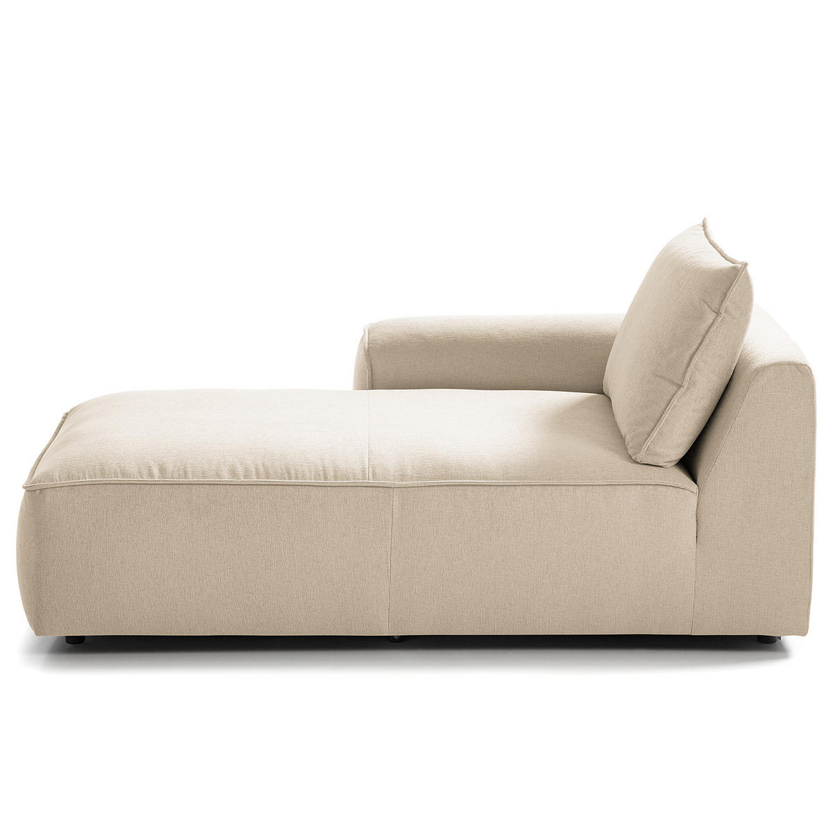 MODULLONGCHAIR - Beige, Holz/Textil (170/82/105cm) - home24