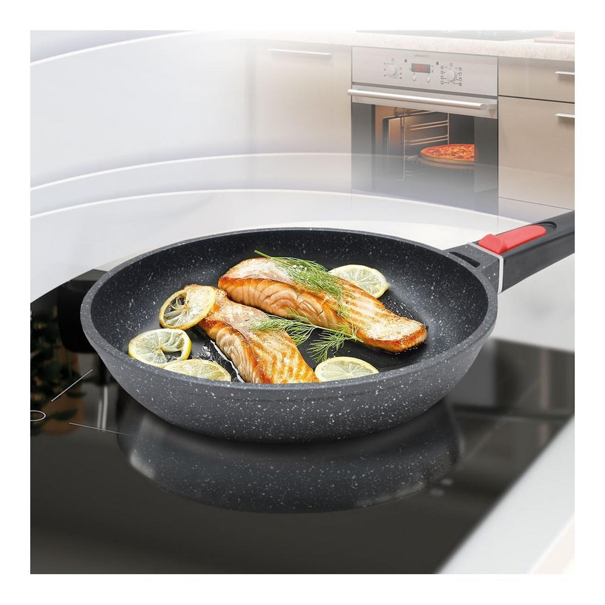 PFANNE Graphit 44.5/26/4.8 cm MR4926 - Graphitfarben, Metall (26cm) - Maestro 