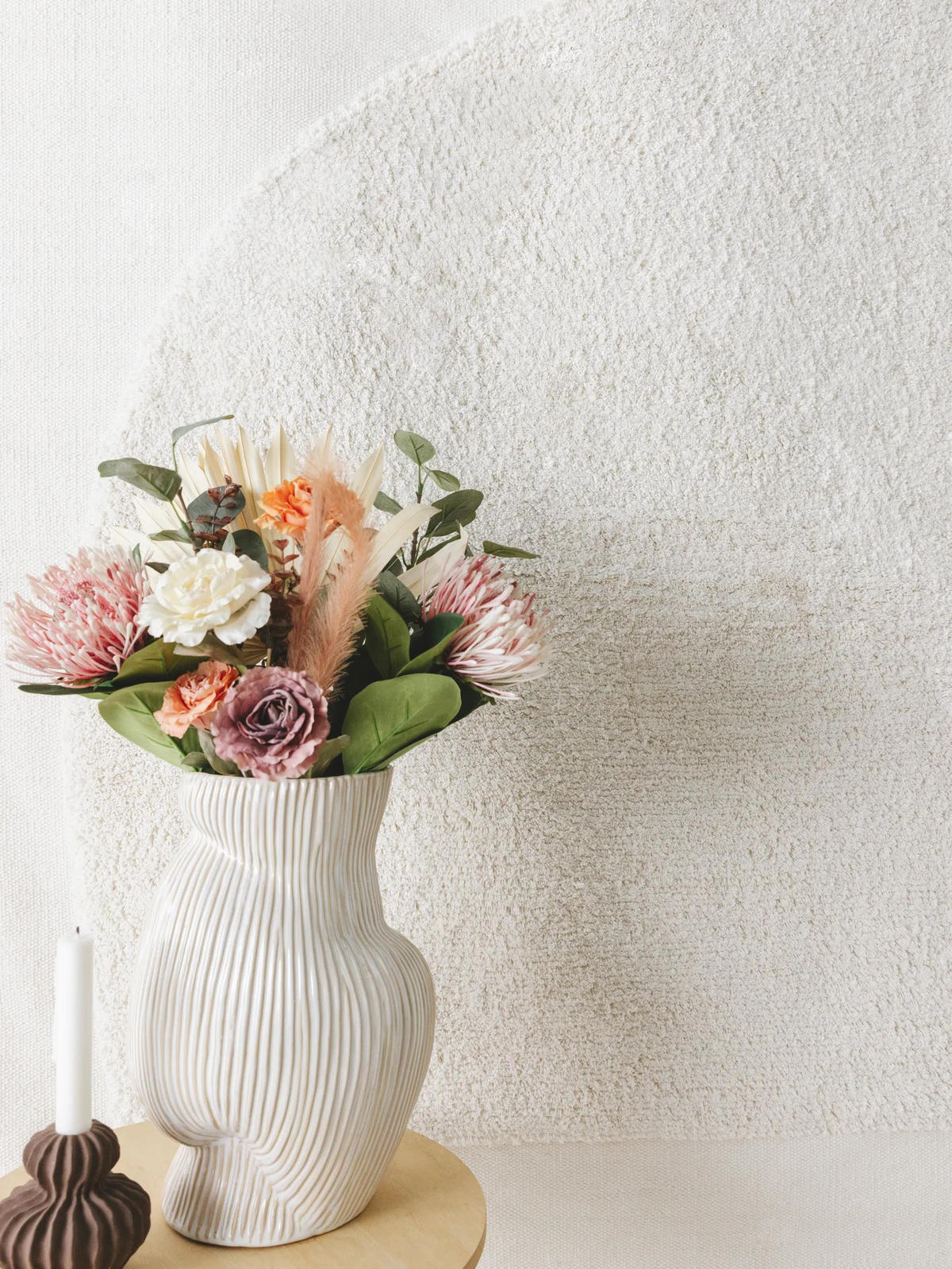 BAUMWOLLTEPPICH Isla Cream 160x230 cm - Creme, Textil (160/230cm) - benuta Pop