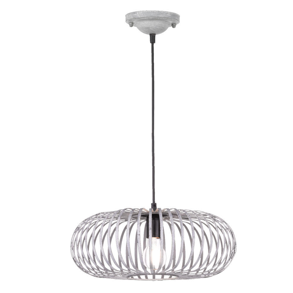XXXLutz Pendelleuchte Grau 40x150x40 cm