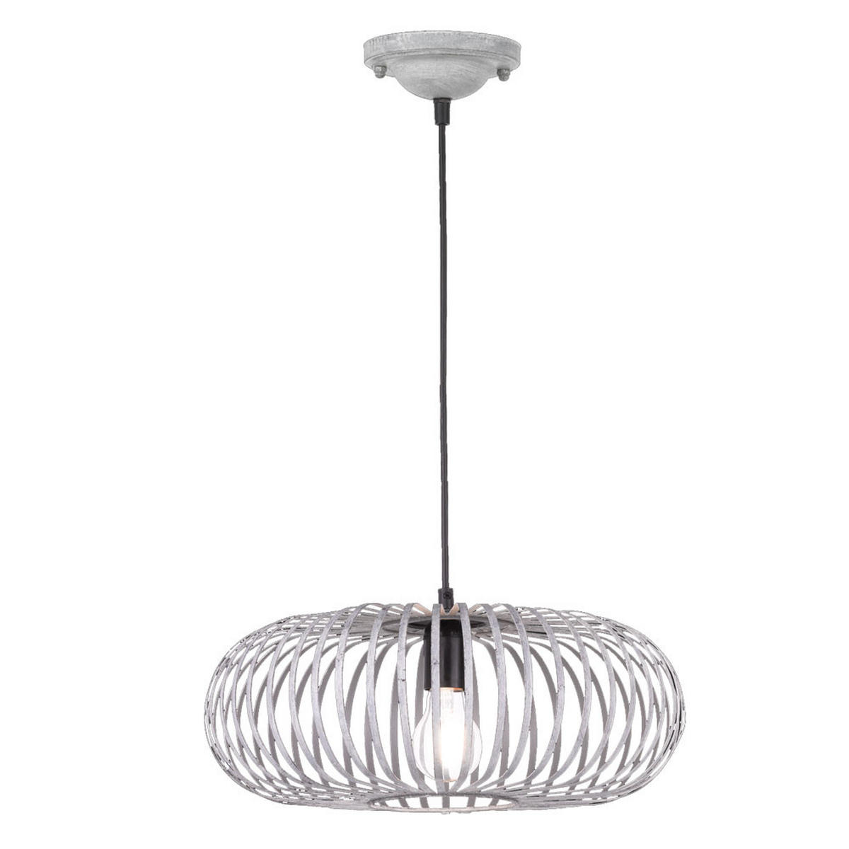 LED HÄNGELEUCHTE Johann Silber - Silberfarben, Metall (40/11.2/150cm)