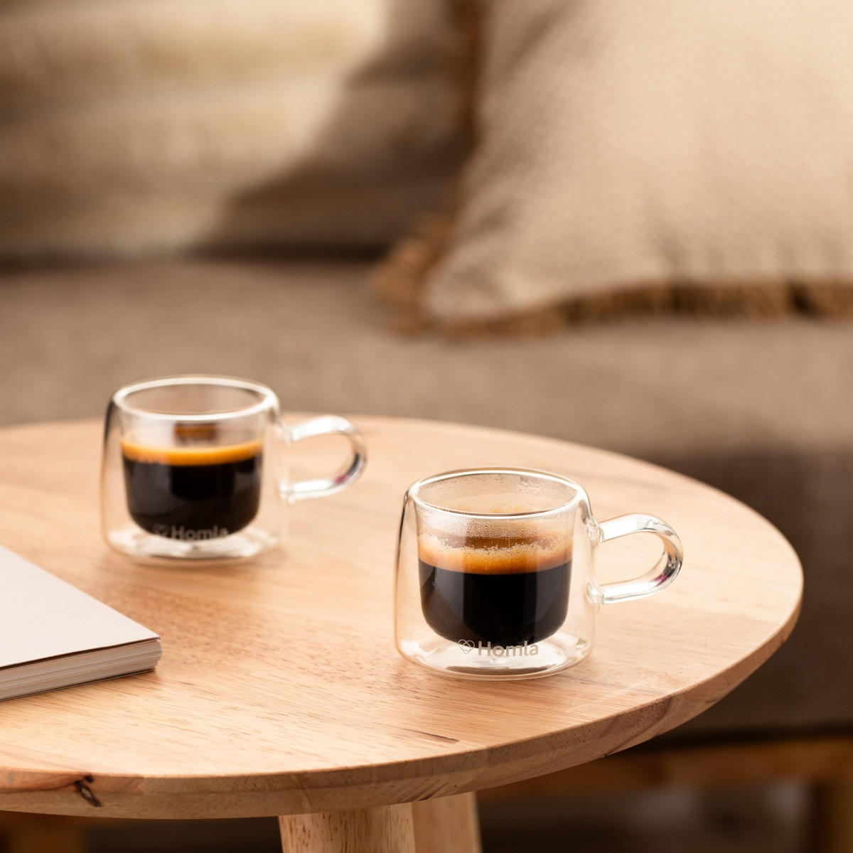 GLAS Cembra 0,08 l 2er-Set - Transparent, Glas (0.08L) - Homla