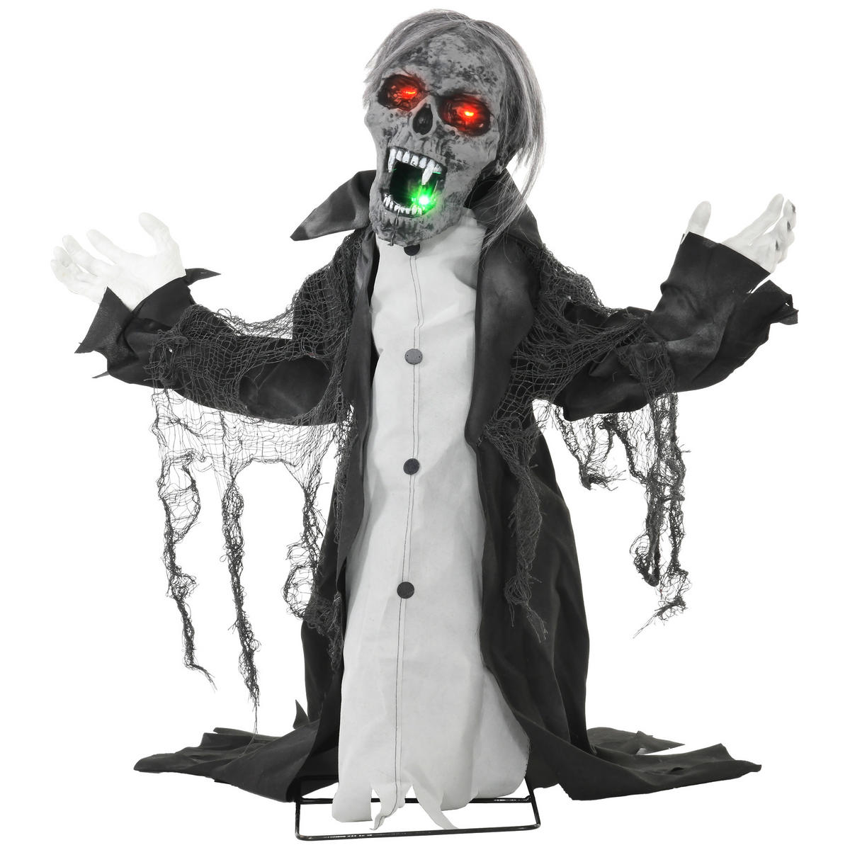 HALLOWEEN DECORATIONS - Grau, Kunststoff (32/75/102cm) - HOMCOM