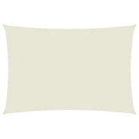 SONNENSEGEL Oxford-Gewebe Rechteckig 2,5x4,5 m Creme - Creme, Textil (450/250cm) - furnicato