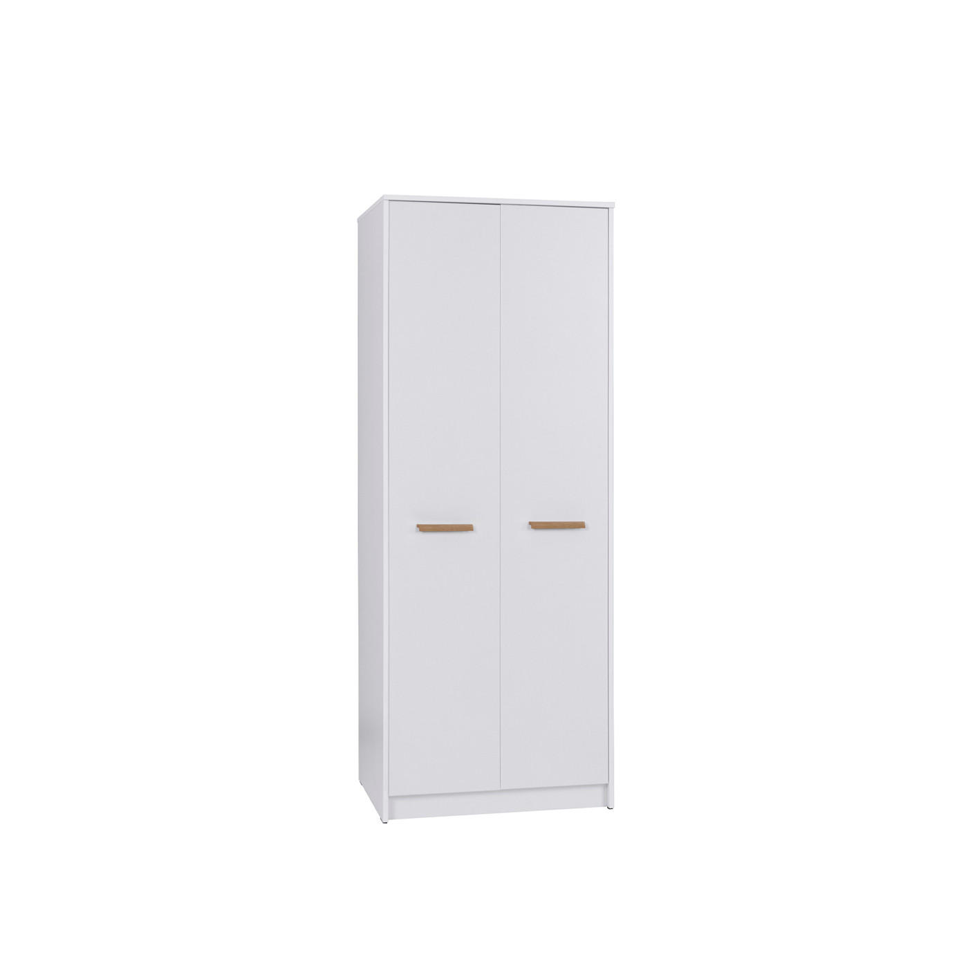 GARDEROBENSCHRANK KLEIDERSCHRANK GRANT G13 WEIß 75/195/54 - Weiß, Holzwerkstoff (75/195/54cm) - Marmex Möbel