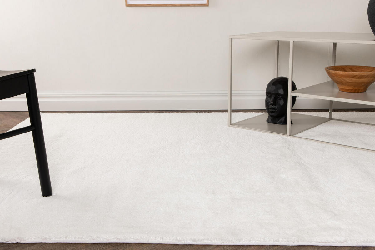 WOHNZIMMERTEPPICH UNDRA Weiß 170x240x2 cm - Weiß, Textil (170/240cm) - FURNLUX