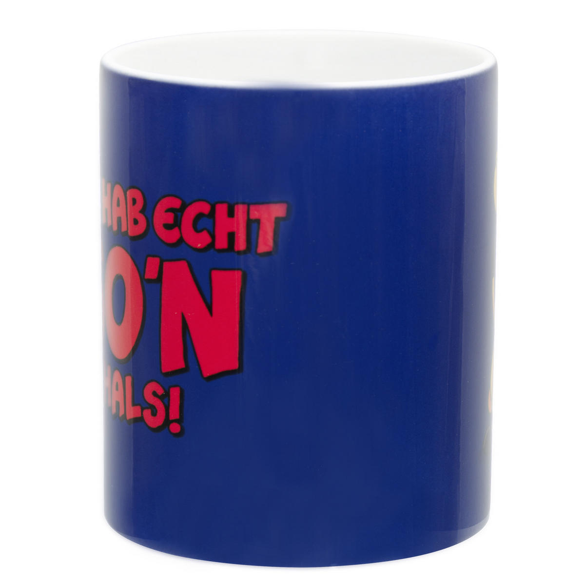 KAFFEEBECHER Ralph Ruthe Ich hab echt so'n Hals! Mehrfarbig 320 ml - Multicolor, Keramik (0.32L) - United Labels