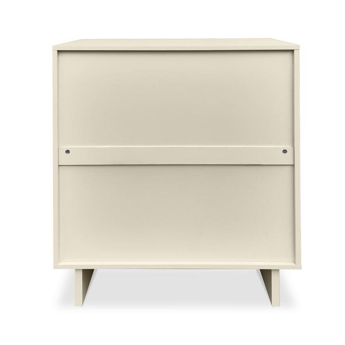 SIDEBOARD FLORA beige, 80 cm, 2 Türen, Melaminbeschichtung - Beige, Holzwerkstoff/Metall (80/95/40cm) - Sicaan