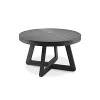 ESSTISCH SOLIS Ausziehbar 130 - 230 / 130 x 76 cm - Schwarz, Holz (130/130/76cm) - MASSENO