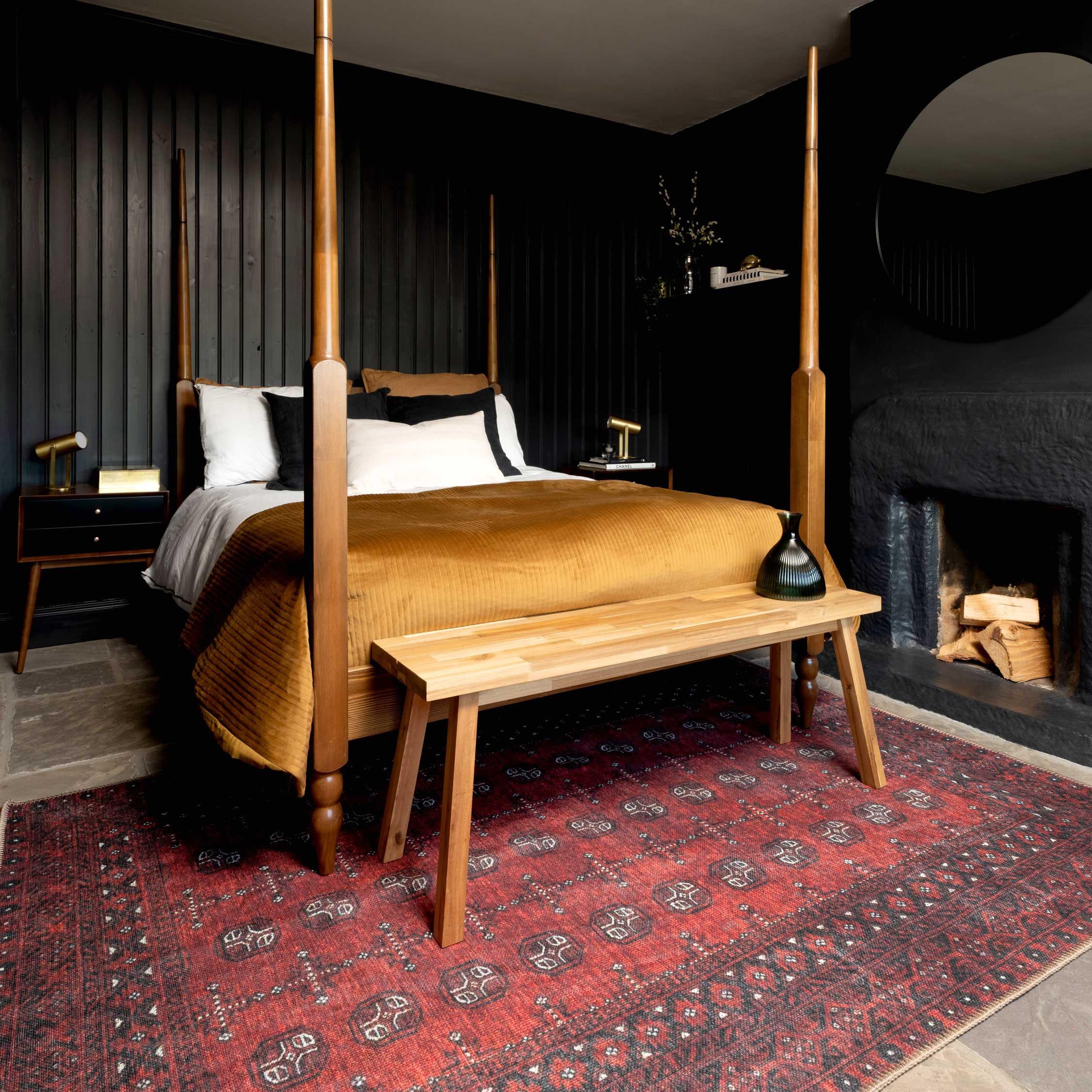 FLACHWEBETEPPICH Bannon Rot - Rot, Textil (200/290cm) - Kukoon Rugs