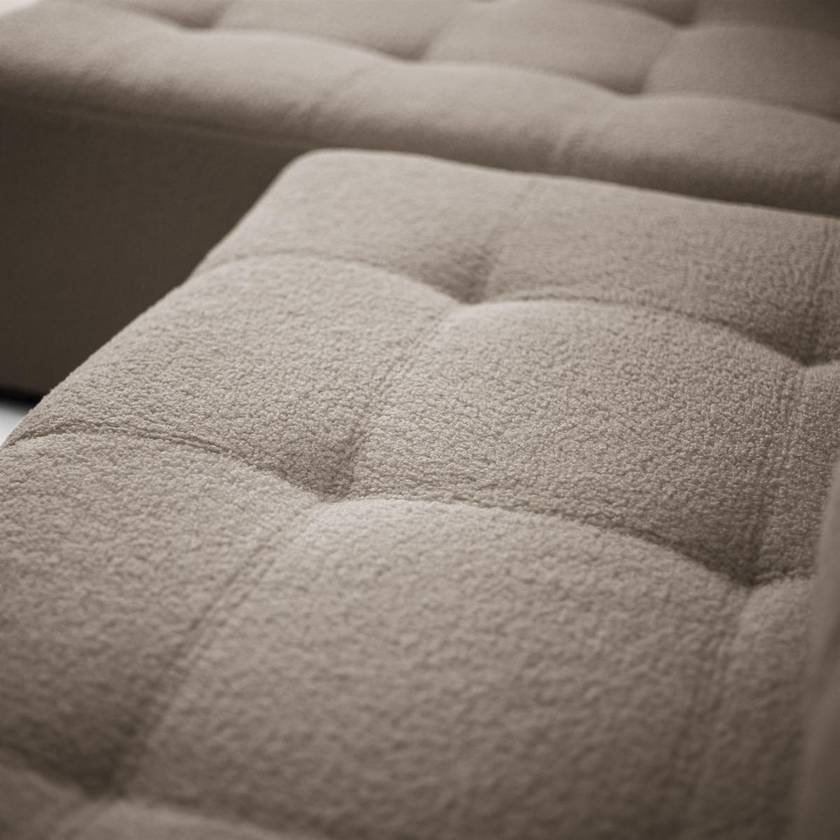 ECKSOFA ASTON mit Schlaffunktion und Bettkasten - Beige, Textil (261/143cm) - Lookway