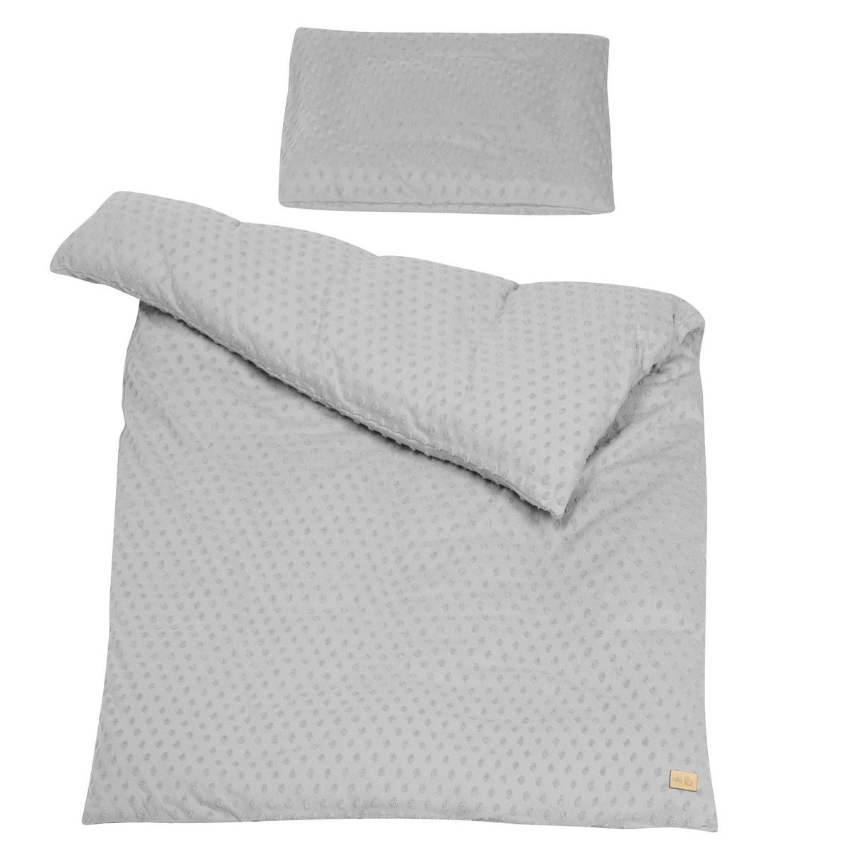 BABYBETTWÄSCHE Lil Planet 100x135 cm grau - Grau, Textil (100/135cm) - Roba