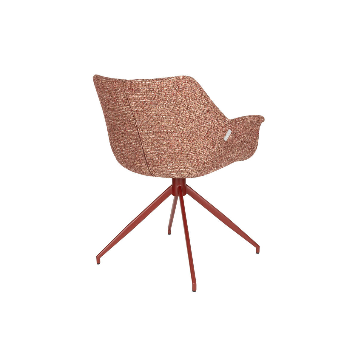ESSZIMMERSTUHL Doulton Rot - 2 er Set - Rot, Textil (67/80/61cm) - Zuiver