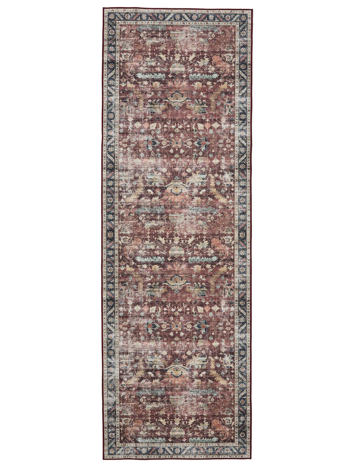 VINTAGE-LÄUFER George waschbar 80x240 cm - Multicolor, Kunststoff (80/240cm) - benuta