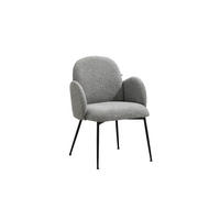 ESSZIMMERSTUHL DEON Grau Webstoff - Grau, Textil (59/84/62cm) - KAWOLA