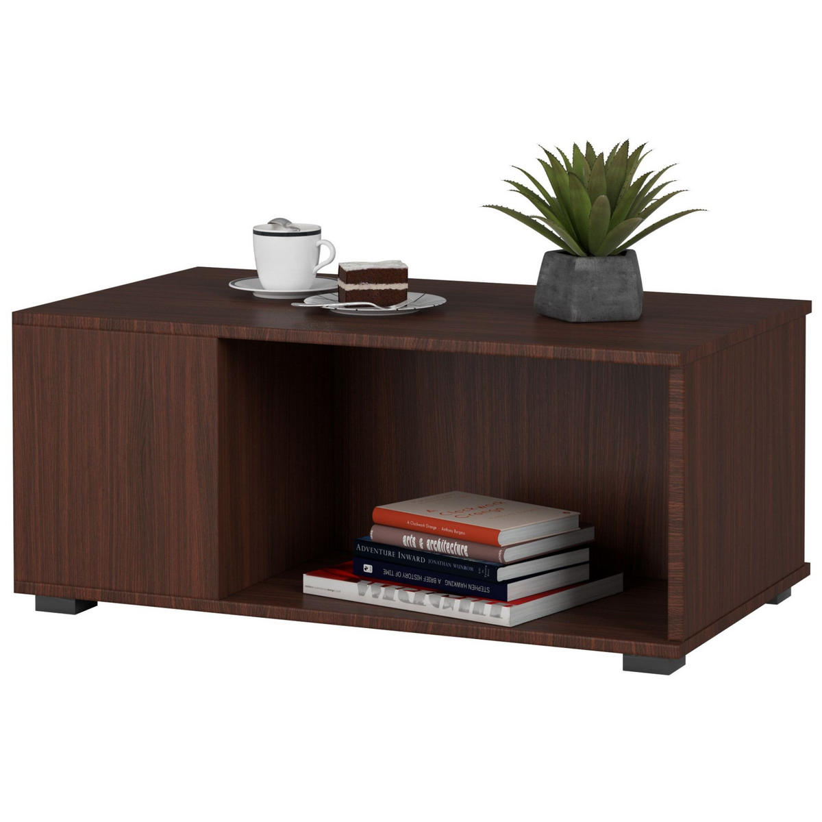 COUCHTISCH Dunkelbraun 38/90/51 - Dunkelbraun, Holzwerkstoff (51/90/38cm) - RAUMHIRSCH FURNITURE
