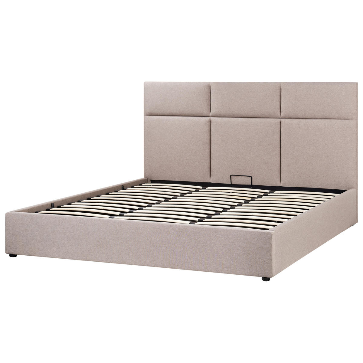 POLSTERBETT 180x200 cm Beige Lagord - Taupe, Textil (180/200cm) - Beliani