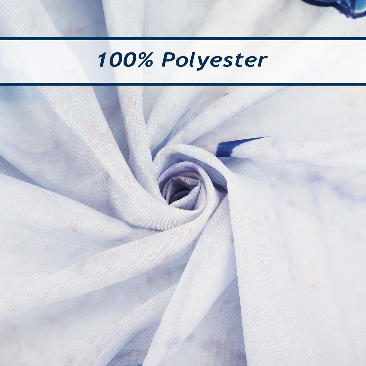 DUSCHVORHANG nautisch Leuchtturm Polyester schimmelresistent wasserdicht waschbar - Weiß, Textil (180/180cm) - MCBOSON