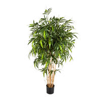 KUNSTBAUM Künstlicher Bambus - Maxim 300 cm - Grün, Kunststoff (300cm) - aplanta