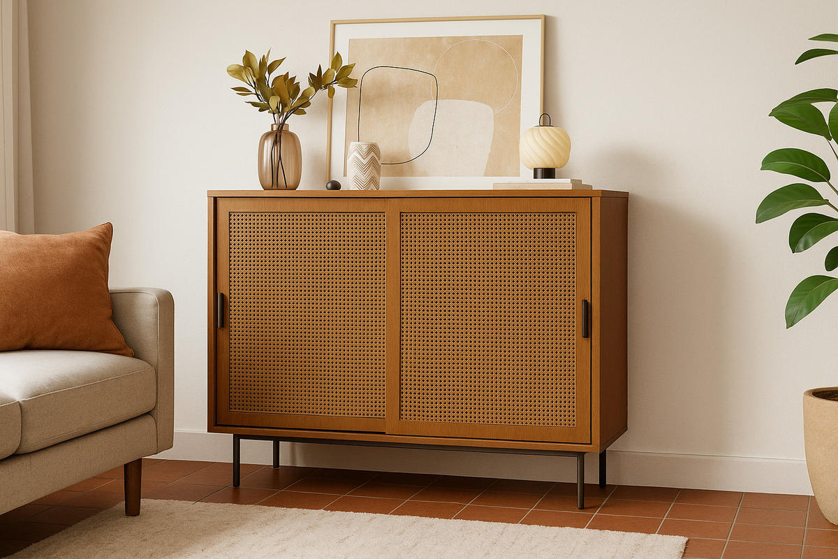 KOMMODE braun 100/37/90 cm - Braun, Holzwerkstoff (100/90/37cm) - Urban Meuble