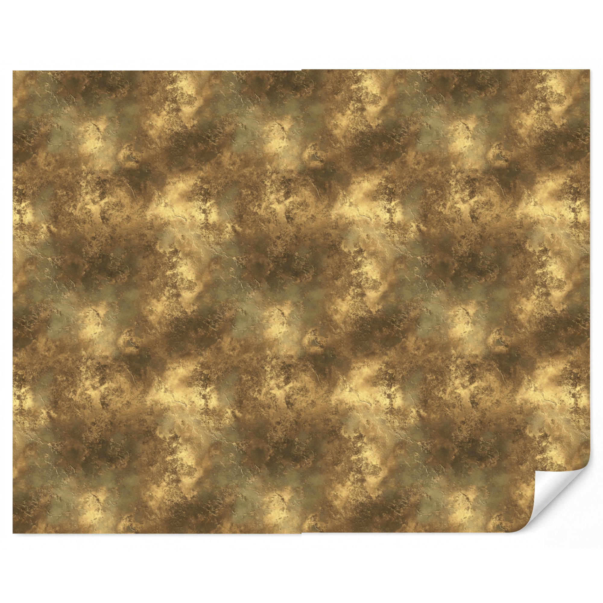 OnlyWow Tapete Messing 260x220 cm
