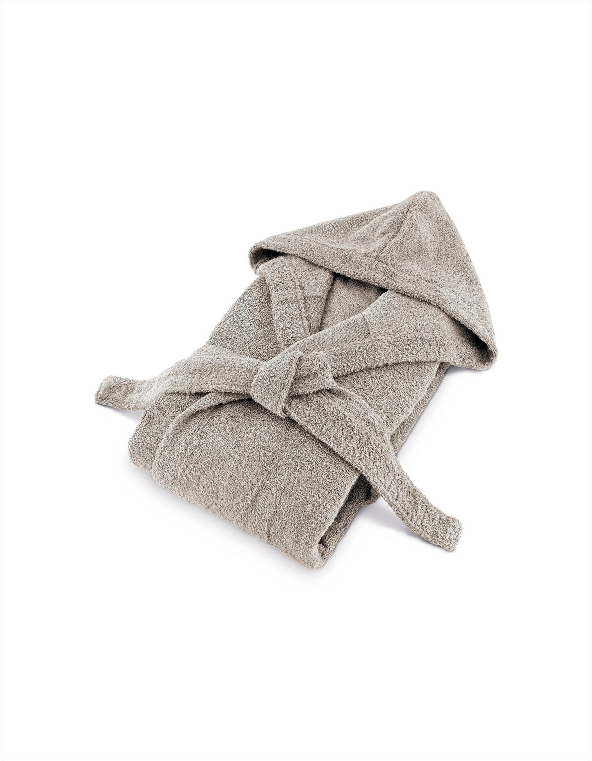 BADEMANTEL Herren Sandgrau - Sandfarben, Textil (XLnull) - Herzbach Home