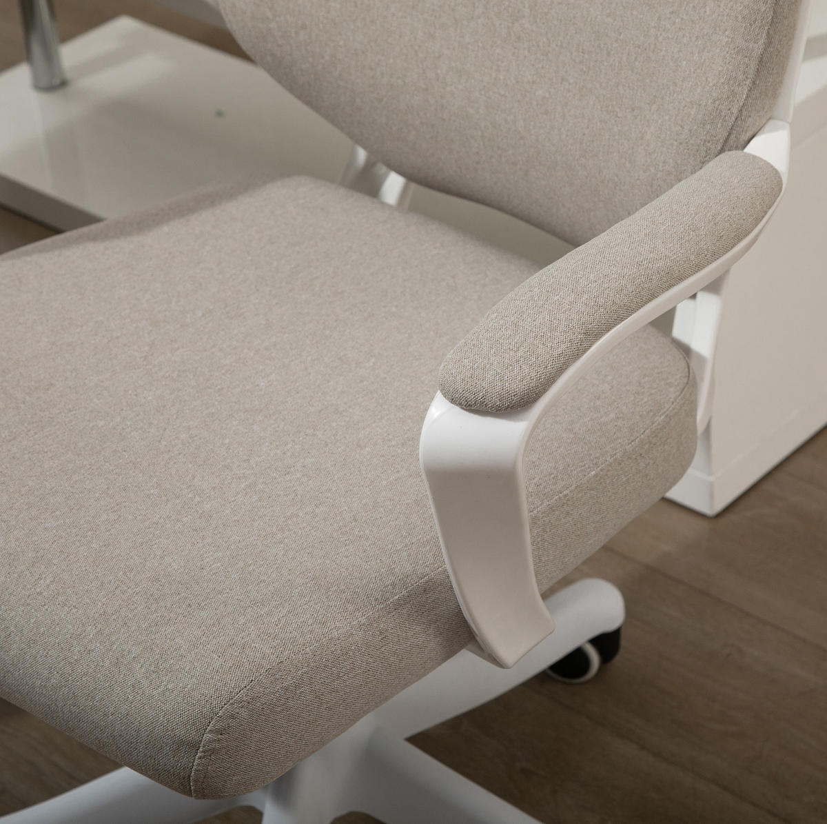 DREHSTUHL 62/69/92-100 cm, ergonomisch, höhenverstellbar, beige - Beige, Kunststoff (69/100/62cm) - Redom