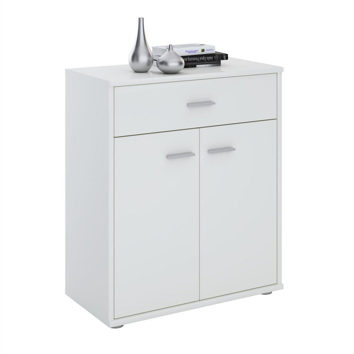 KOMMODE TOMMY - Weiß, Holzwerkstoff (60/70/30cm) - CARO-Möbel