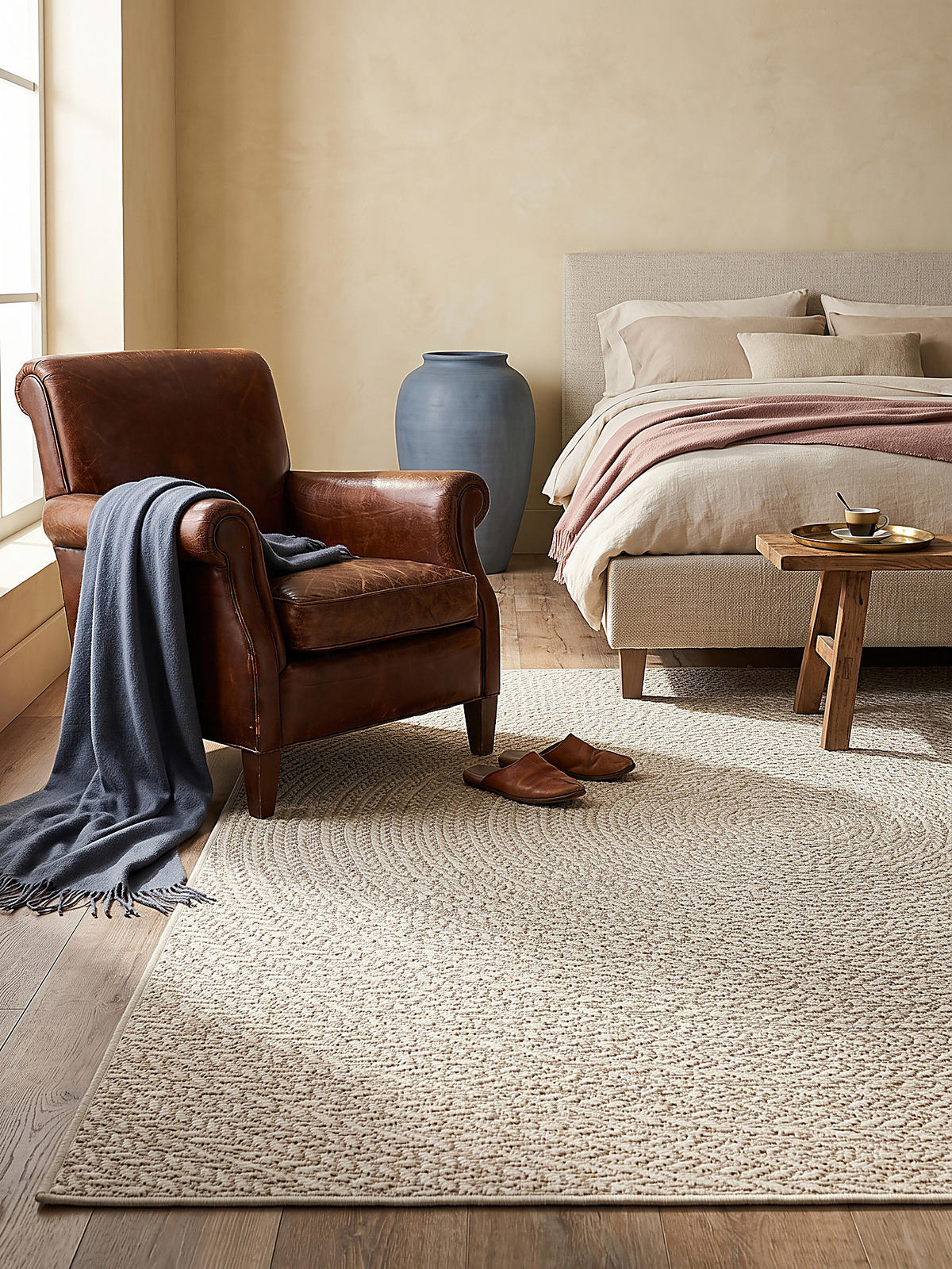 FLACHWEBTEPPICH Berber CORDEV Polypropylen Creme 160 x 230 cm - Beige, Textil (160/230cm) - KADIMA DESIGN