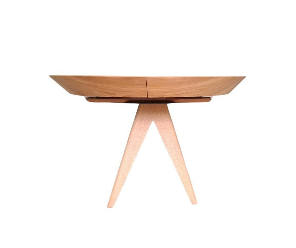 ESSTISCH INTARSIO Ausziehbar 130 - 230 / 130 x 76 cm - Eichefarben, Holz (130/130/76cm) - MASSENO
