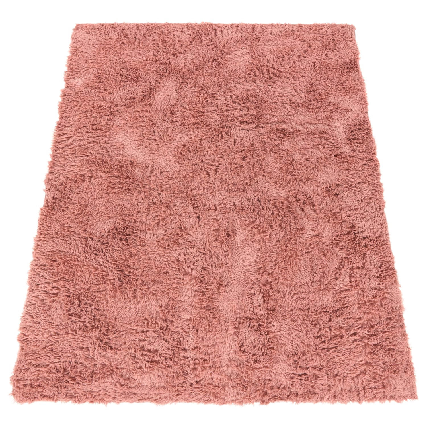 TEPPICH Hochflor Shaggy waschbar Unifarben Schlafzimmer schmutzabweisend Fuchsia Rechteckig 140x200 - Rosa, Textil (140/200cm) - KADIMA DESIGN