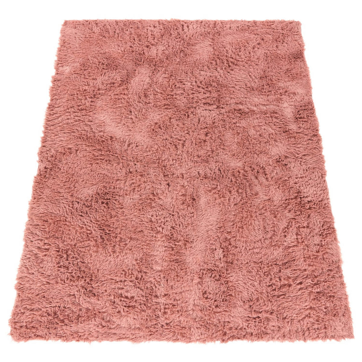 TEPPICH Hochflor Shaggy waschbar Unifarben Schlafzimmer schmutzabweisend Fuchsia Rechteckig 140x200 - Rosa, Textil (140/200cm) - KADIMA DESIGN