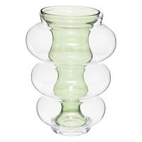 VASE MatalI 36 cm - Grün, Glas (25.5/35cm) - Atmosphera Createur d´interieur