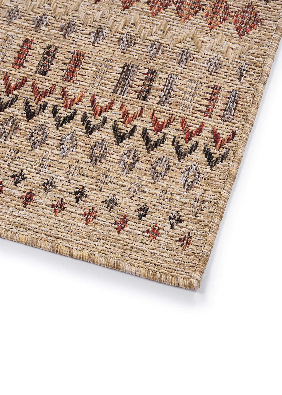 TEPPICH YUCANA Beige Outdoor Flachgewebe 120/170 cm - Beige, Textil (120/170cm) - Tapiso