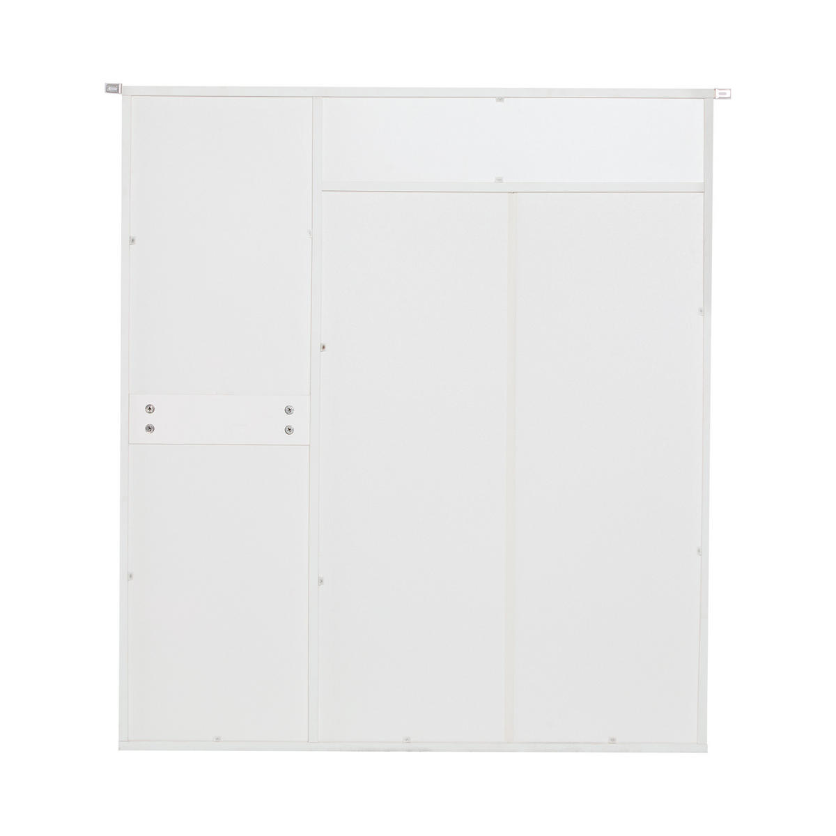 SCHUHSCHRANK mit verstellbaren Regalen und Schubladen, Weiß - Weiß, Holzwerkstoff (24/107/95cm) - Urban Meuble