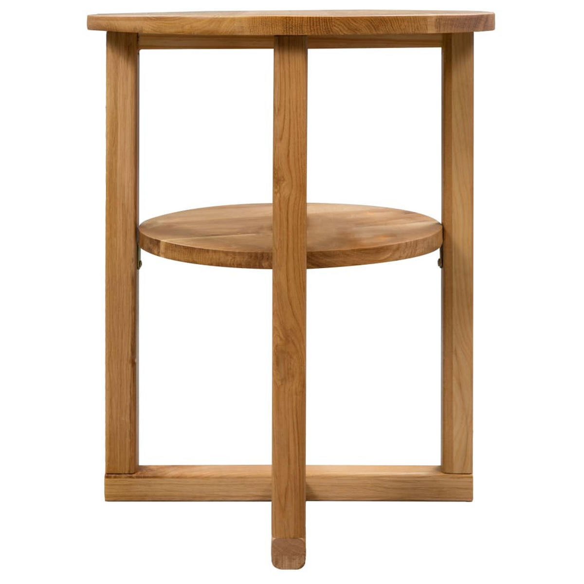 BEISTELLTISCH 40x50 cm Massivholz Eiche - Braun, Holz (40/40/50cm) - furnicato