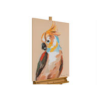 RUČNE MAĽOVANÝ AKRYLOVÝ OBRAZ 50/70 cm, viacfarebný, figurálny motív - viacfarebná, drevo/textil (50/70cm) - KUNSTLOFT