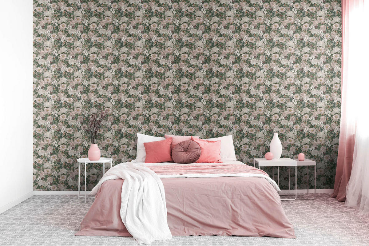 VLIESTAPETE Bunt 53/1005 cm - Beige, Textil (53/1cm) - KUNSTLOFT