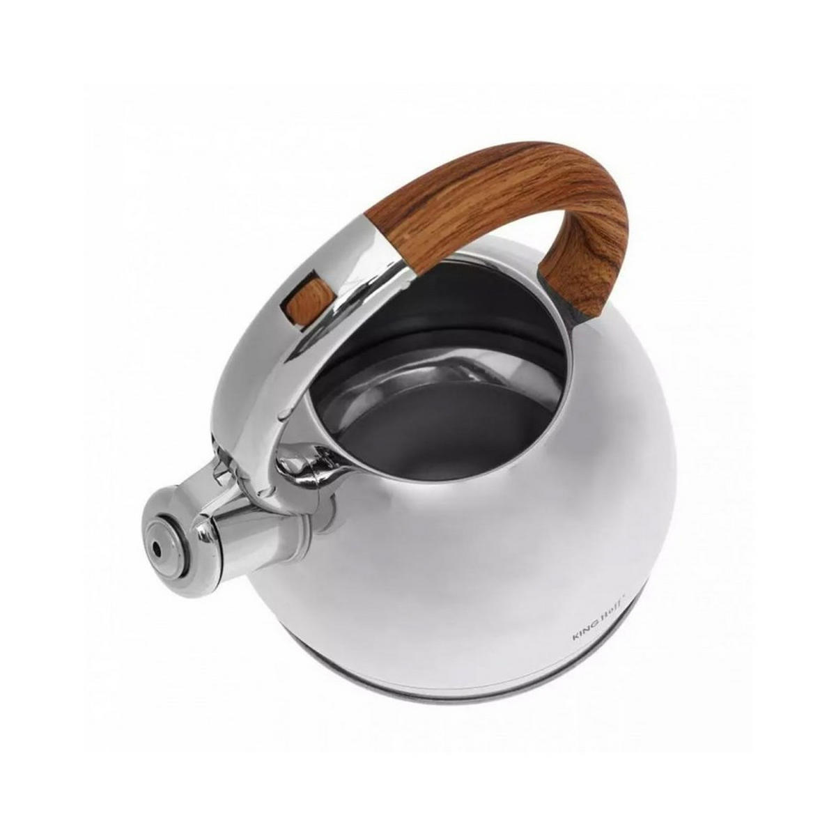 WASSERKESSEL Silber 22.5/19/22 cm KH3782 - Silberfarben, Metall (22.5cm) - Kinghoff 