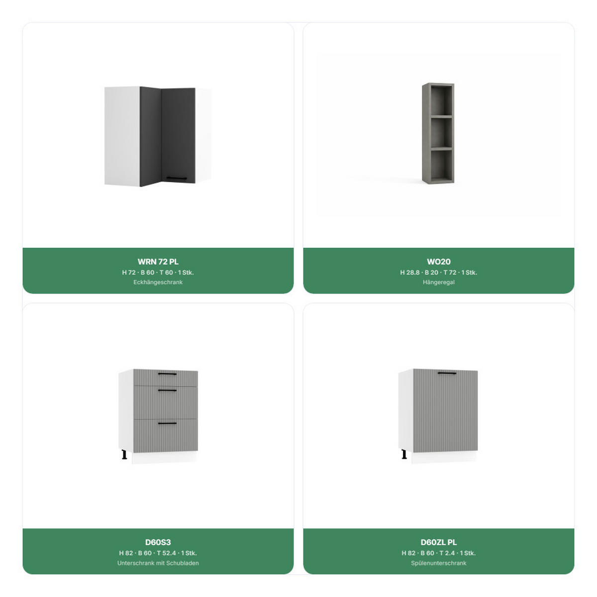 ECKKÜCHE 190 x 180 cm - MAX & KATE KS10-G370 - in Grau/Anthrazit - Anthrazit/Goldfarben, Holz/Holzwerkstoff (190/213.3/180cm) - Royal24_Markt