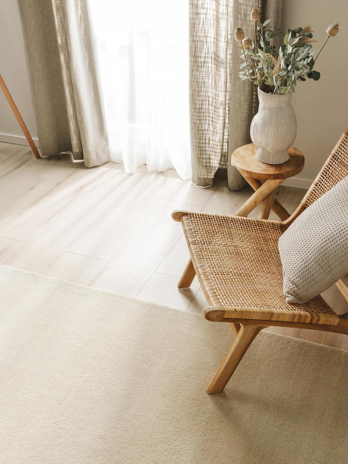 WOLLTEPPICH Bent Cream 250x350 cm - Creme, Textil (250/350cm) - benuta Nest