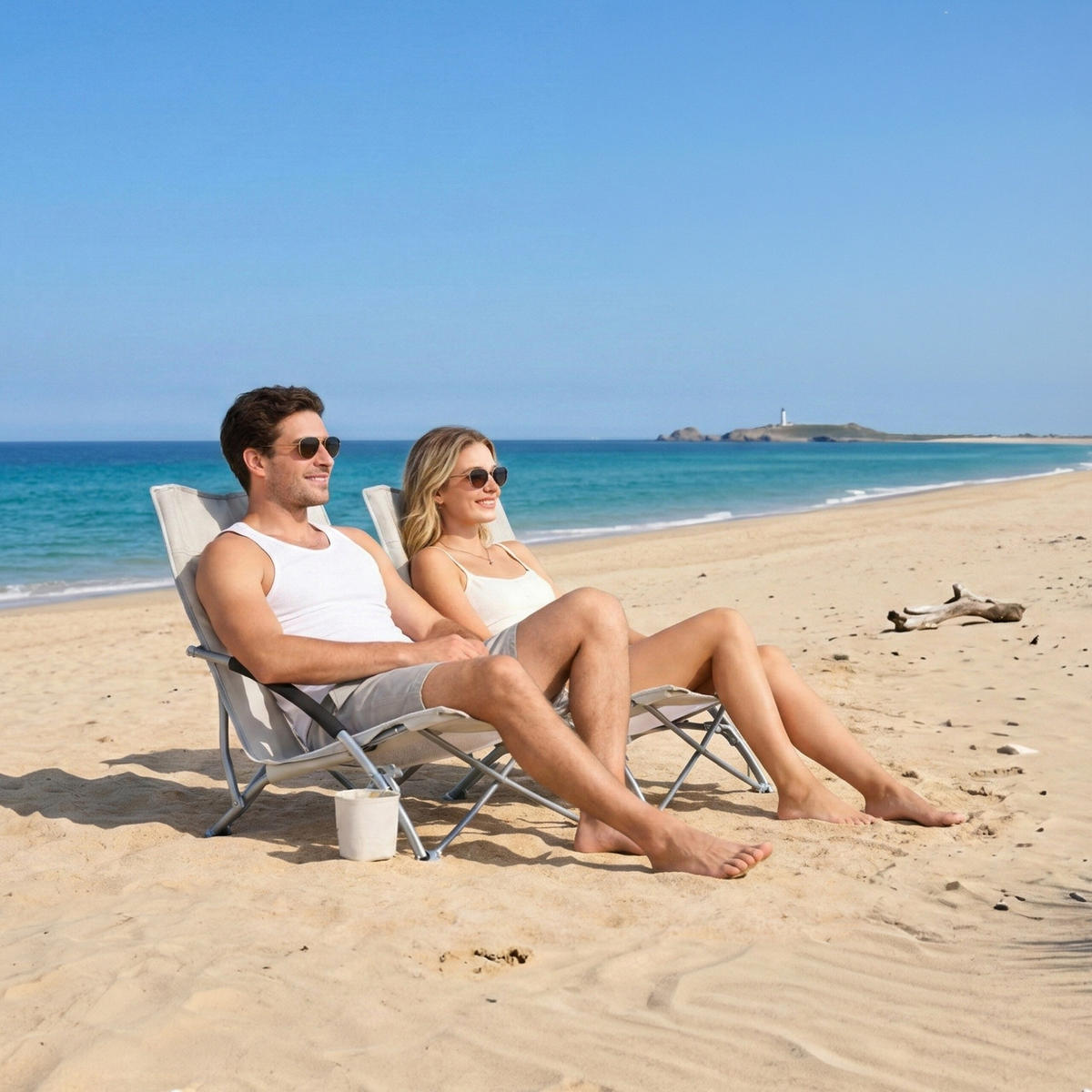 STOLICA - siva, tekstil/metal (55/67/58cm) - Relaxdays