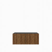 LOWBOARD ROVA 100/41/40 cm, Hängender TV-Schrank Schwarz / Eichefarben - Eichefarben/Schwarz, Holzwerkstoff (100/41/40cm) - MASSENO