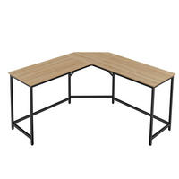 ECK-COMPUTERTISCH, Sonoma-Eiche/Schwarz - Sonoma Eiche, Holzwerkstoff (149/149/76cm) - A2A Home
