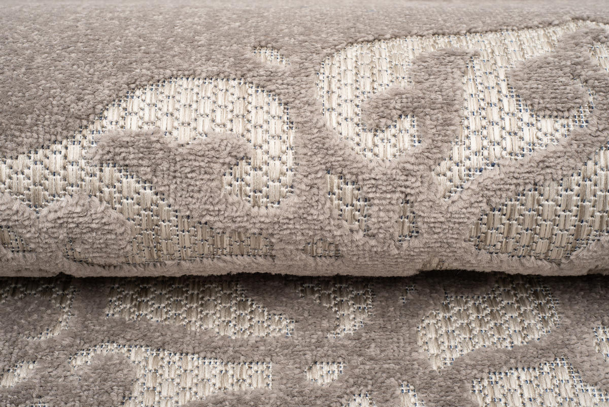 TEPPICH PATIO Grau 300/400 cm - Grau, Kunststoff (300/400cm) - Tapiso